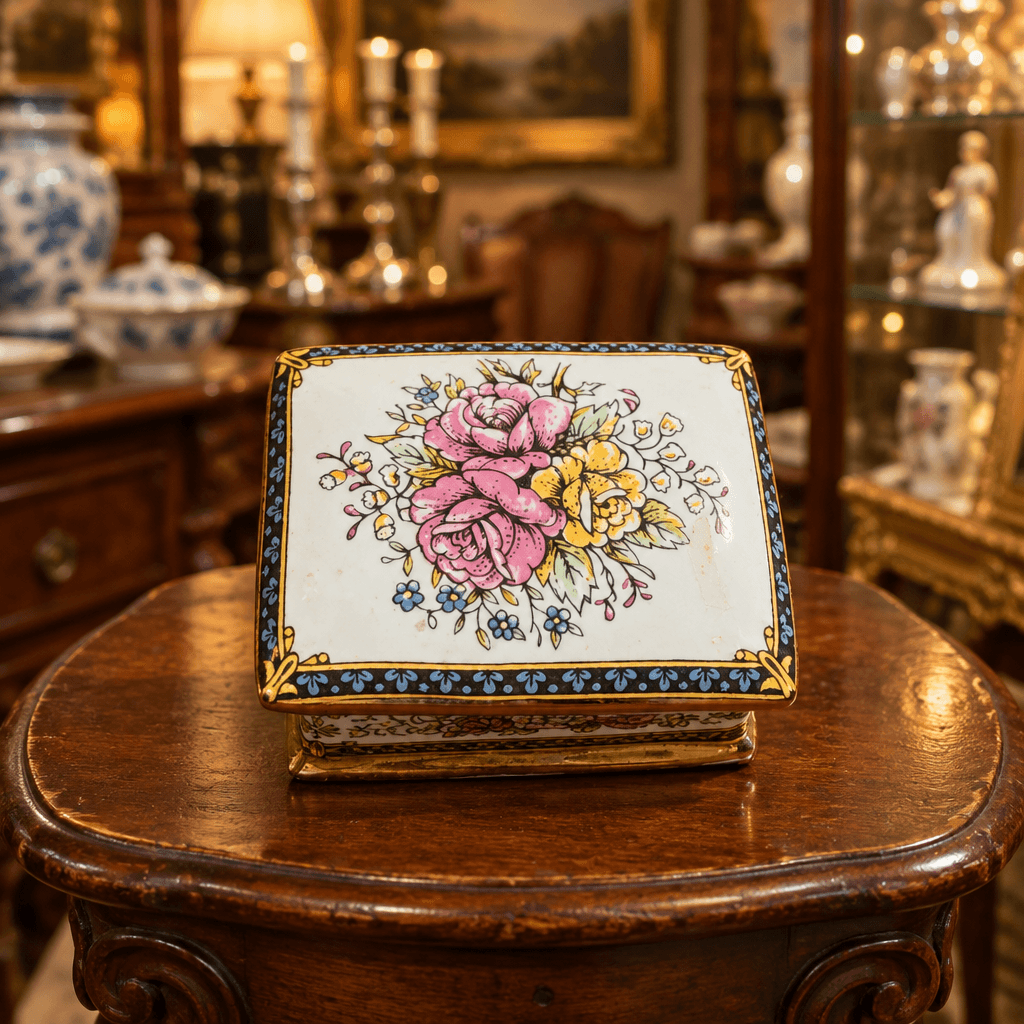 Ashford Bone China Trinket Box