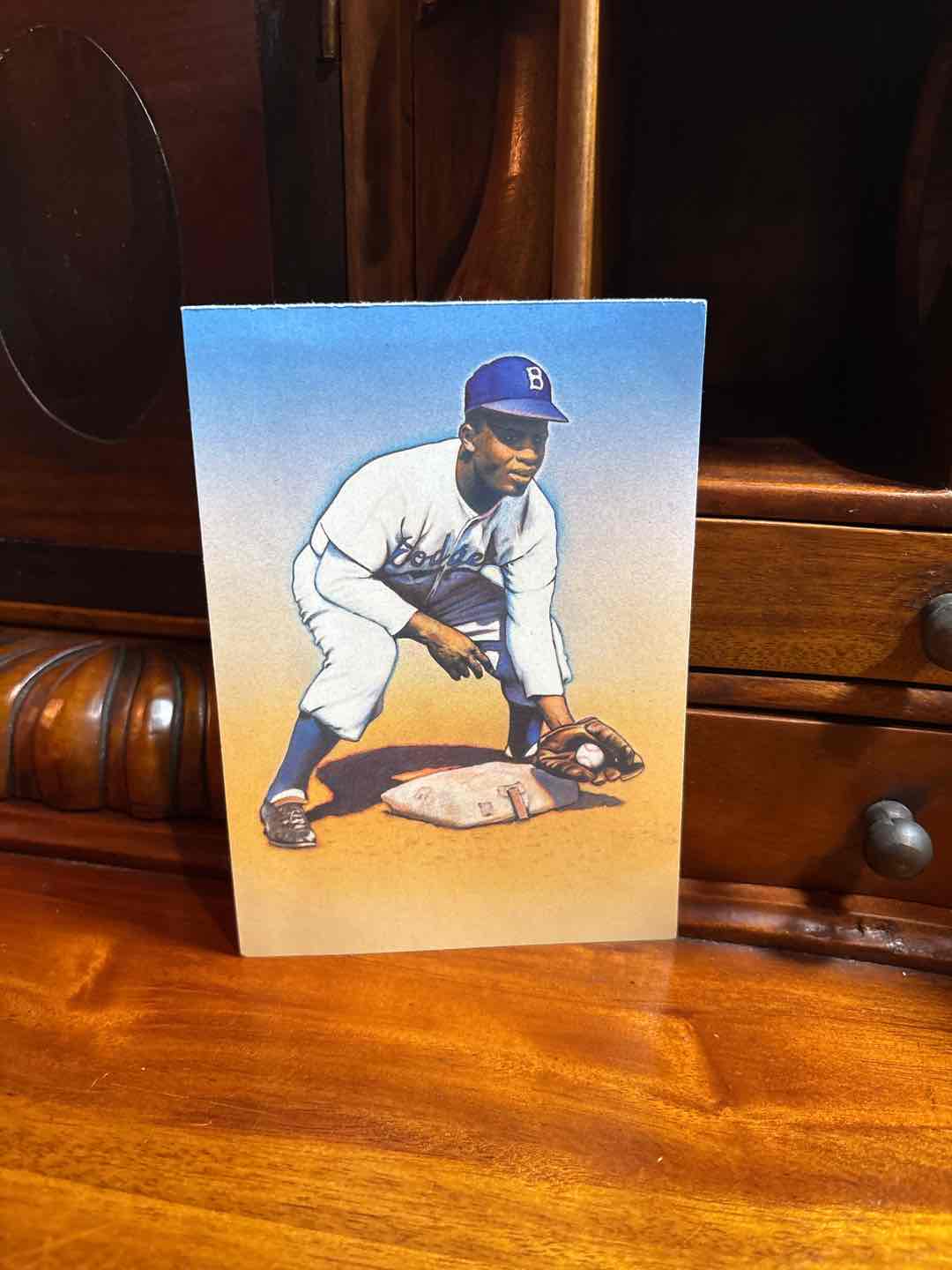 Jackie Robinson Print angle 2
