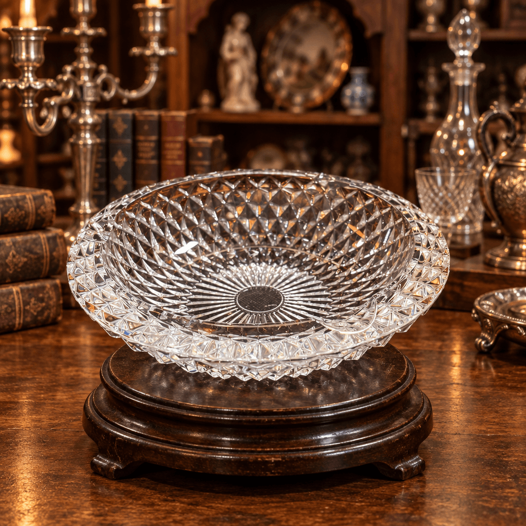 Vintage Crystal Ashtray