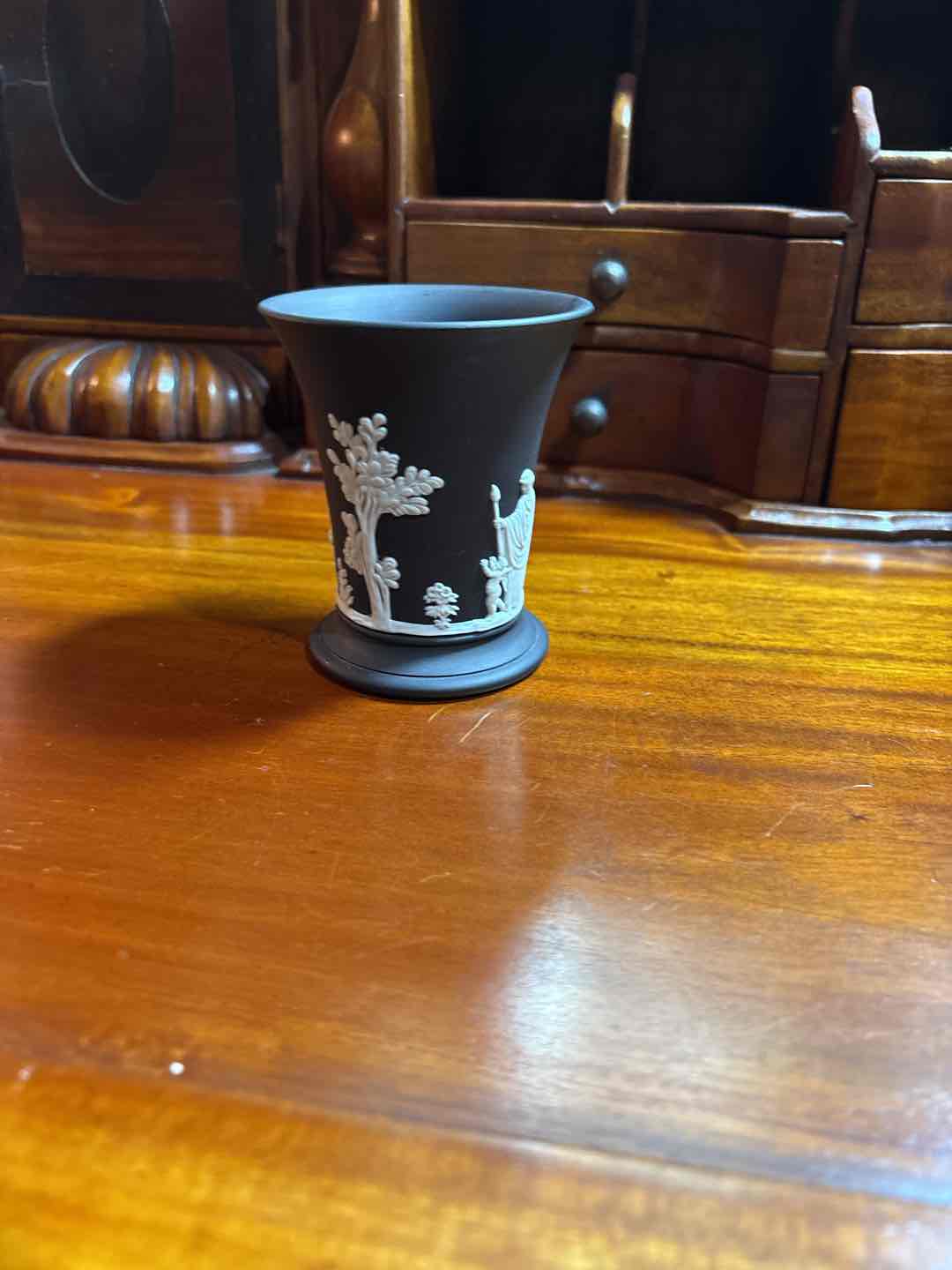 Wedgwood Jasperware Cup angle 2